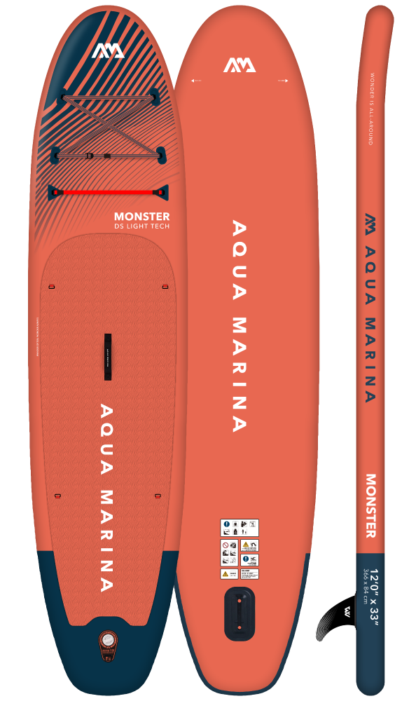 Aqua Marina Stand Up Paddle Board - MONSTER 12'0" - Sample