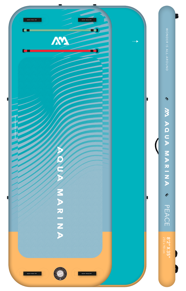 Aqua Marina Stand Up Paddle Board - MONSTER 12'0" - Sample